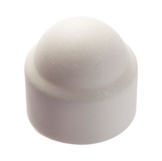 Cache écrou hexagonal blanc