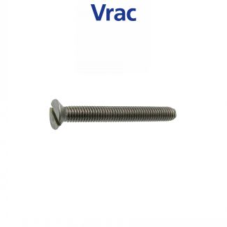 Vis métaux tête fraisée fendue