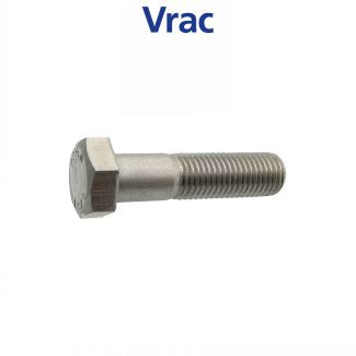 Vis métaux tête hexagonale filetage partiel