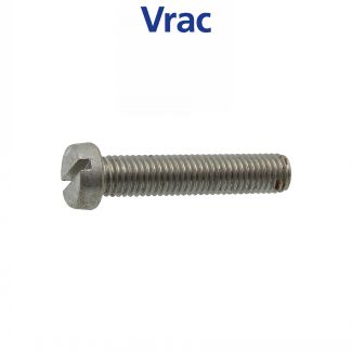 Vis métaux tête cylindrique fendue