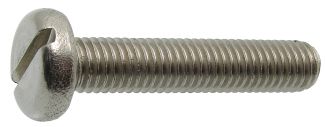 Vis métaux tête cylindrique large fendue vis métaux tcl