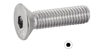 Vis métaux tête fraisée six pans creux vis metaux tfhc