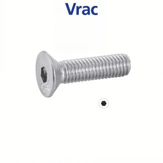 Vis métaux tête fraisée six pans creux