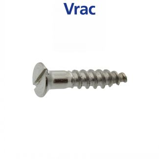 Vis bois tête fraisée fendue