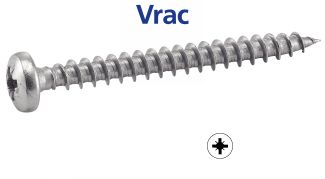 Vis agglo tête cylindrique Pozi Vis agglo tête cylindrique Pozi