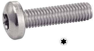 Vis métaux tête cylindrique torx vis métaux tc 6 lobes