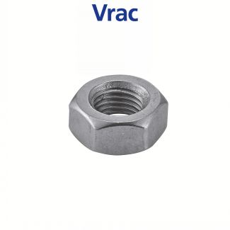 Ecrou hexagonal filetage métrique pas fin