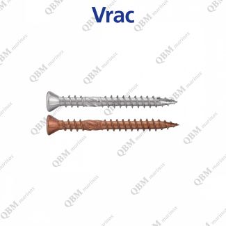 Vis terrasse t&ecirc;te frais&eacute;e r&eacute;duite Torx double filet