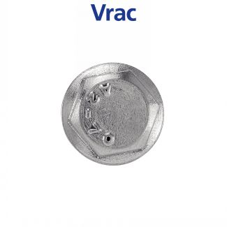 Vis à métaux tête hexagonale à embase crantée