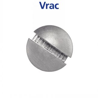 Vis métaux tête fraisée bombée fendue