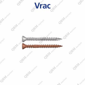 Vis terrasse t&ecirc;te frais&eacute;e bomb&eacute;e Torx