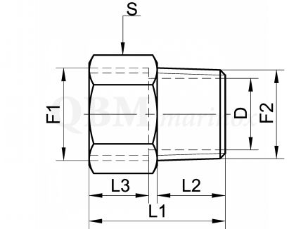 Adaptateur femelle M/F
