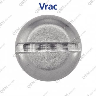 Vis &agrave; m&eacute;taux t&ecirc;te cylindrique large fendue