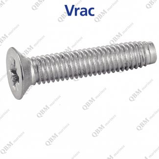 Vis m&eacute;taux t&ecirc;te frais&eacute;e autotaraudeuses Pozidrive
