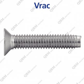 Vis m&eacute;taux t&ecirc;te frais&eacute;e autotaraudeuses Pozidrive