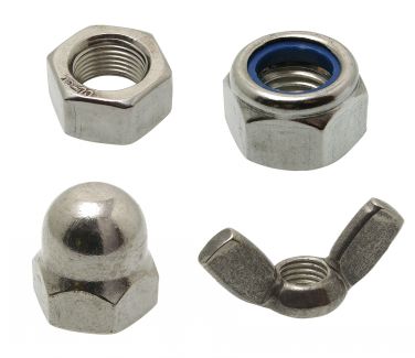 Ecrous hexagonaux/freins/borgne/oreilles (Schéma)