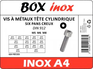 Vis à métaux tête cylindrique six pans creux