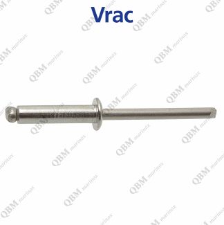 Rivet t&ecirc;te plate tout inox
