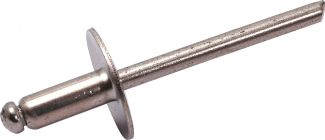 Rivet tête plate large tout inox