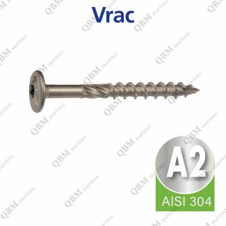 Vis de charpente t&ecirc;te plate large Torx
