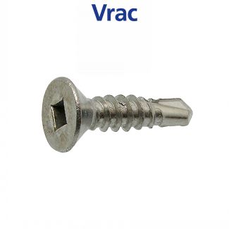 Vis tôle autoperceuse tête fraisée carrée