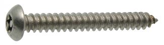 Vis tôle tête bombée torx inviolable vis tôle inviolable avec téton central
