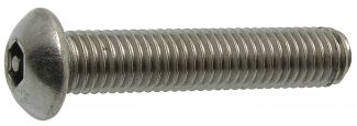 Vis métaux tête bombée six pans creux inviolable vis métaux inviolable avec téton central
