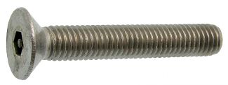 Vis métaux tête fraisée six pans creux inviolable vis métaux inviolable avec téton central