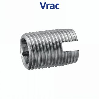 Insert fileté métal 6 pans Inox A2