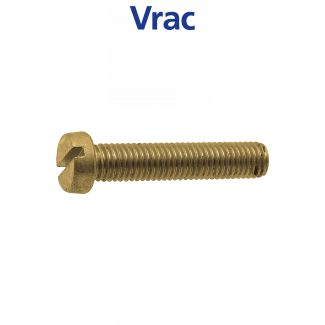 Vis métaux tête cylindrique fendue