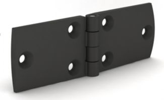 Charnière rectangle en polyamide charnière renforcée en fibre de verre - broche en inox a2