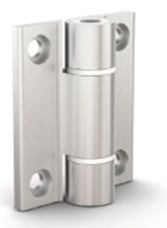 Charnière en profil charnière aluminium - anodisé incolore