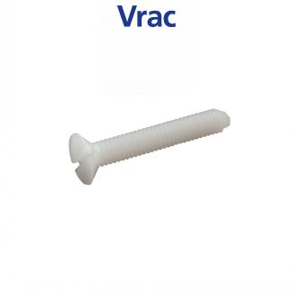 Vis métaux tête fraisée fendue