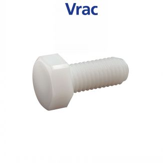 Vis métaux tête hexagonale filetage entier