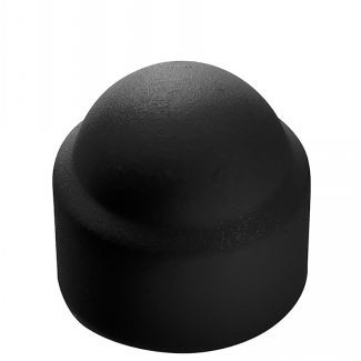 Cache écrou hexagonal noir cache tête hexagonal
