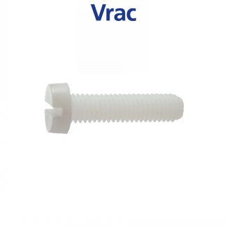 Vis métaux tête cylindrique large fendue