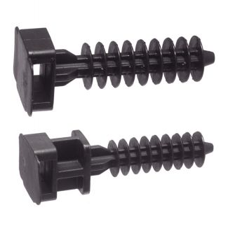 Support mural noir pour lien forme cheville support