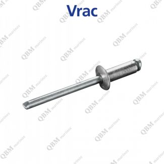 Rivet t&ecirc;te plate alu tige acier