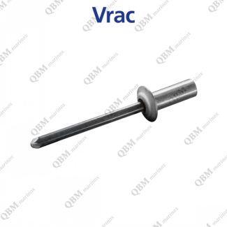 Rivet t&ecirc;te plate &eacute;tanche alu tige acier