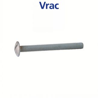 Vis métaux tête ronde large fendue Poelier