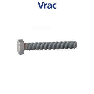 Vis métaux tête hexagonale filetage entier