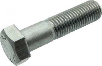 Vis métaux tête hexagonale  filetage partiel vis métaux th aluminium p60 finition aoi (anodisé incolore)