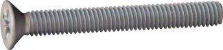 Vis à tête fraisée pozi vis métaux tf pz aluminium p60 finition aoi (anodisé incolore)