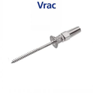 Terminaison filet&eacute;e bois sertissage manuel