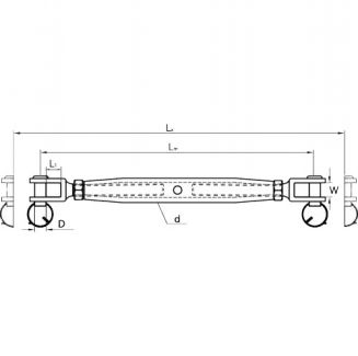 Ridoir &agrave; chapes fixes soud&eacute;es Petit mod&egrave;le