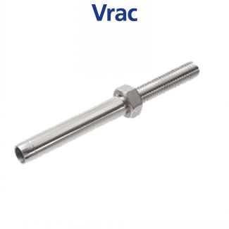 Embout filet&eacute; &agrave; sertir pas a droite petit mod&egrave;le