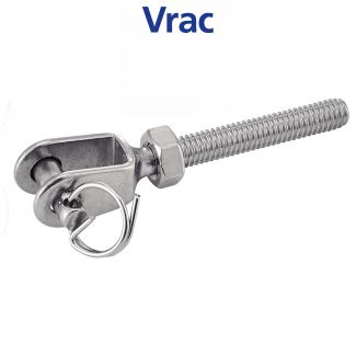 Embout filet&eacute; &agrave; chape soud&eacute;e pas &agrave; droite petit mod&egrave;le