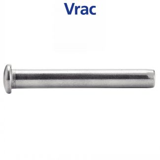 Terminaison taraud&eacute;e t&ecirc;te cylindrique bomb&eacute;e