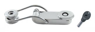 Fermeture sauterelle avec serrure