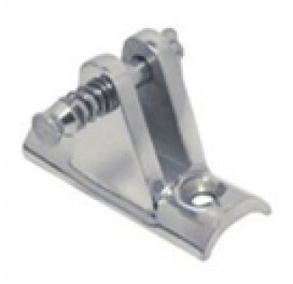 Platine pour capote 90° axe à lanquette sur tube